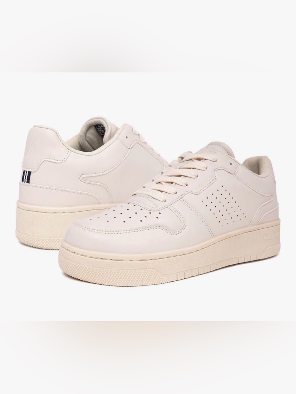 Nautica Men's Low-Top Sneakers in‎ Off-White/Cream